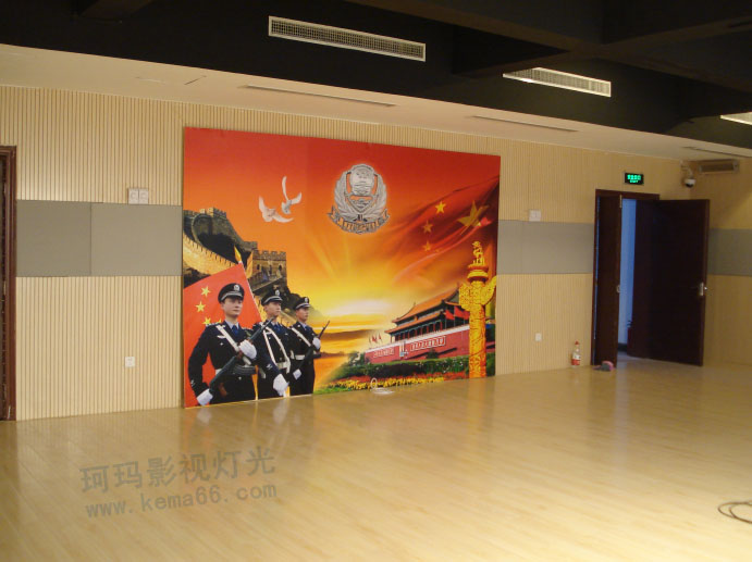 湖北沙洋廣華監(jiān)獄新聞演播室聲學裝修圖