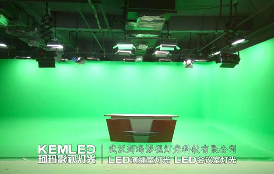 天津威風(fēng)科技多功能演播廳燈光項目實景圖