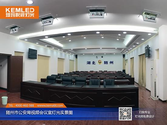 分會(huì)場視頻會(huì)議室燈光實(shí)景圖